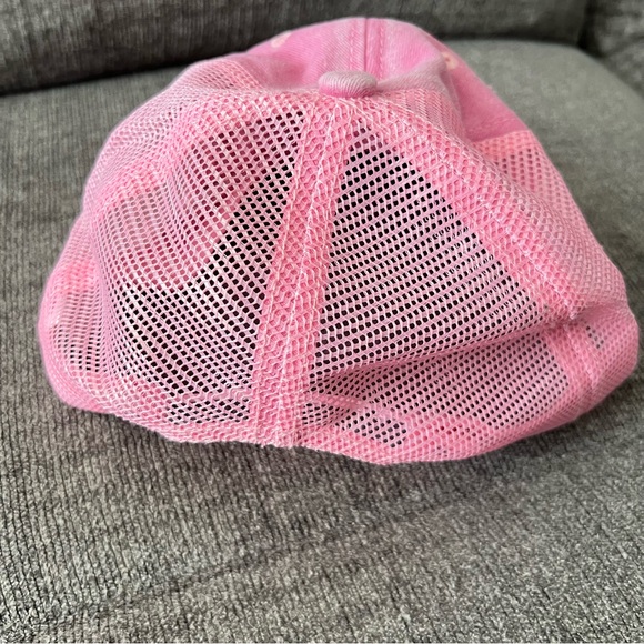 🌷New! Pink Distressed Sh*# Show Supervisor Mesh Adjustable Baseball Cap Hat - Picture 9 of 10